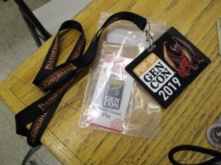 Pop-Up Gen Con badge