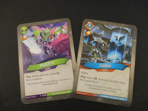 Flavor texts on new KeyForge cards